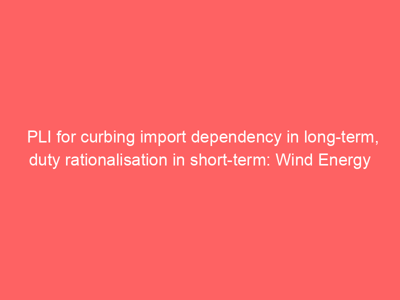 PLI for curbing import dependency in long-term, duty rationalisation in short-term: Wind Energy Industry’s wish list for Union Budget